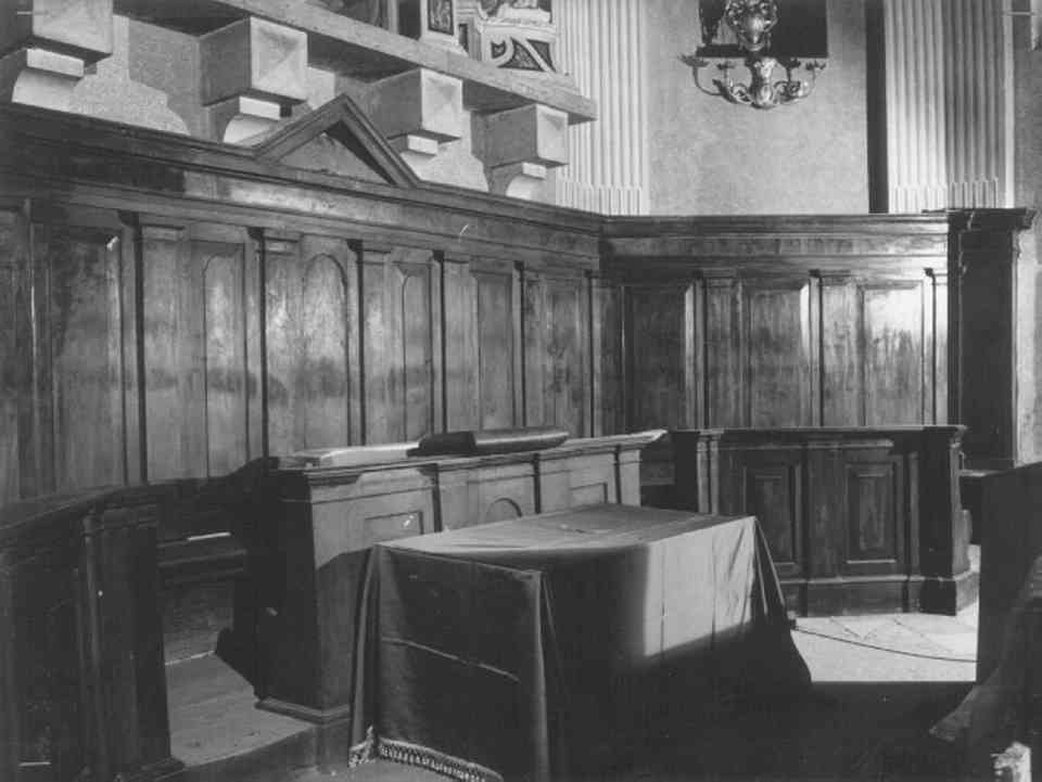 stalli del coro - ambito veneto (prima metà sec. XIX)