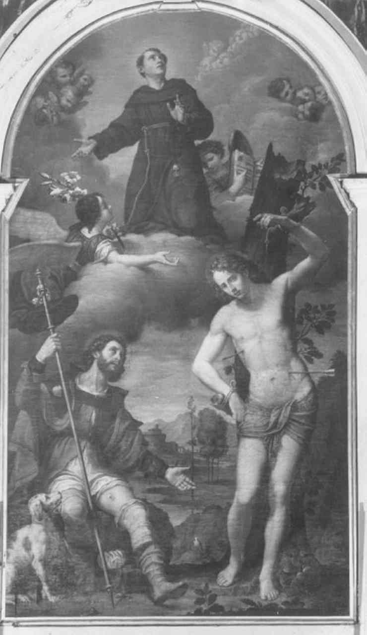 Santi (dipinto) di Caliari Giovanni Battista (sec. XIX)