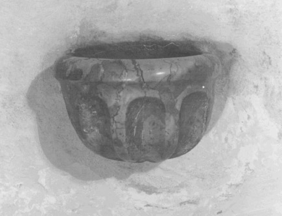 acquasantiera - ambito vicentino (secc. XIX/ XX)