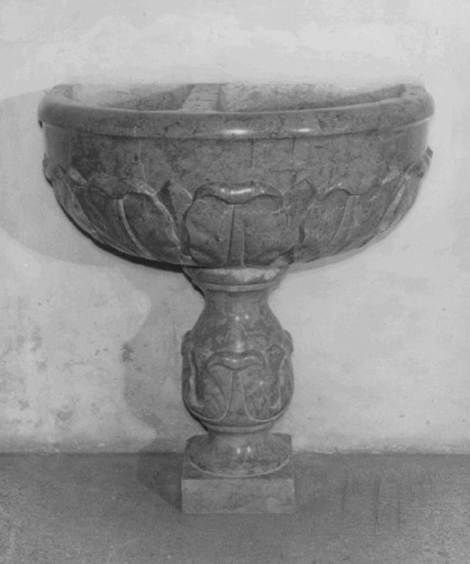 fonte battesimale - ambito vicentino (sec. XVII)