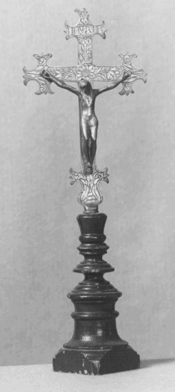 croce da tavolo - ambito vicentino (seconda metà sec. XVI)