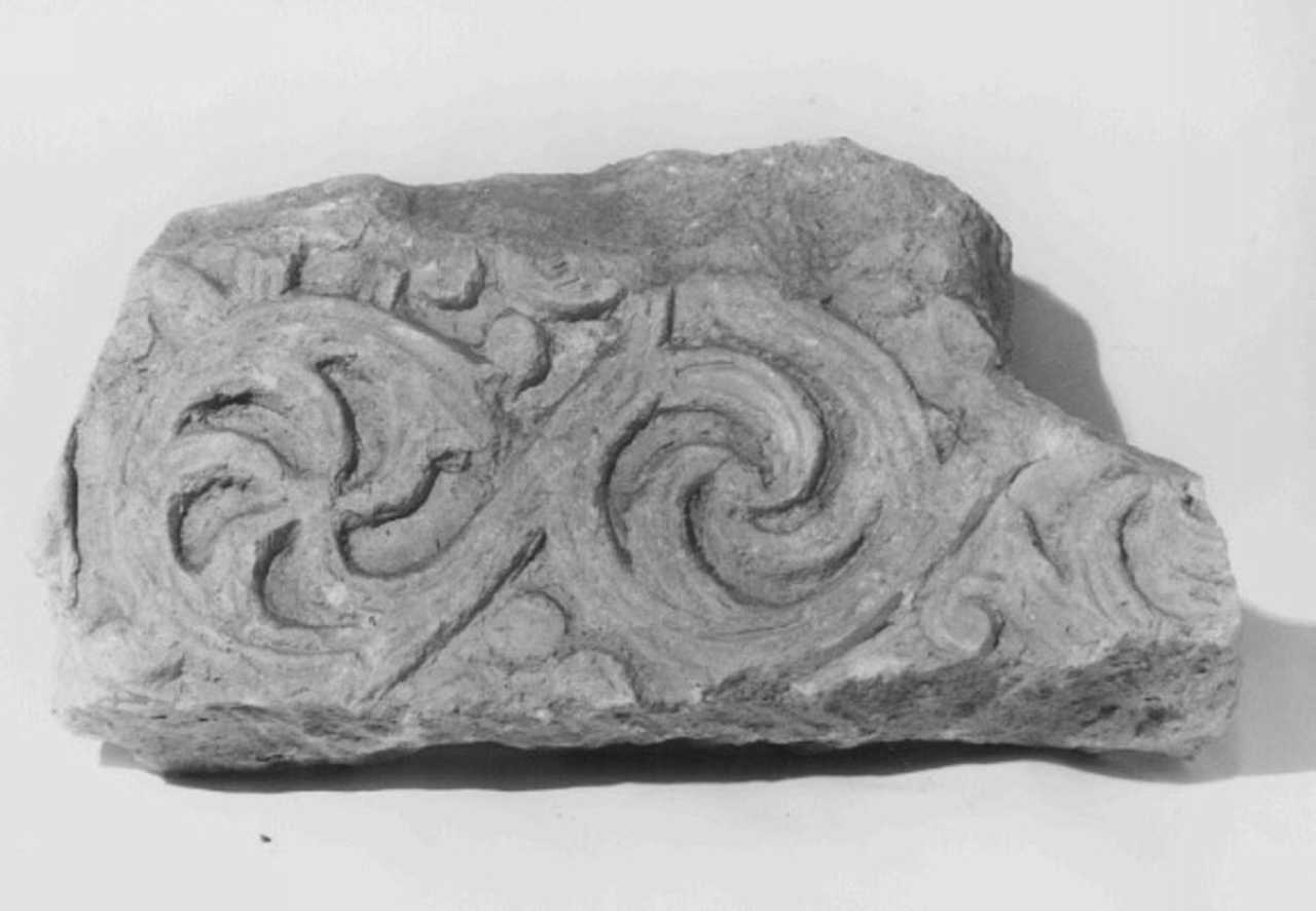 rilievo, frammento - ambito vicentino (sec. VIII)