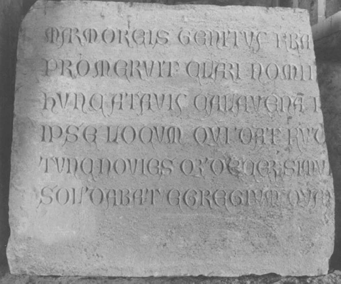 lapide, frammento - ambito vicentino (sec. XII)