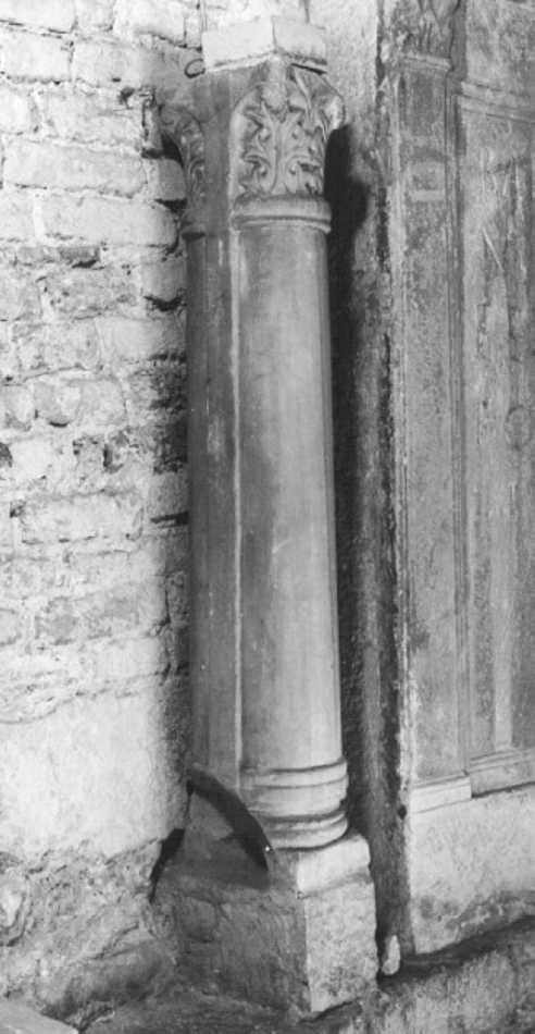 colonna - ambito vicentino (sec. XII)