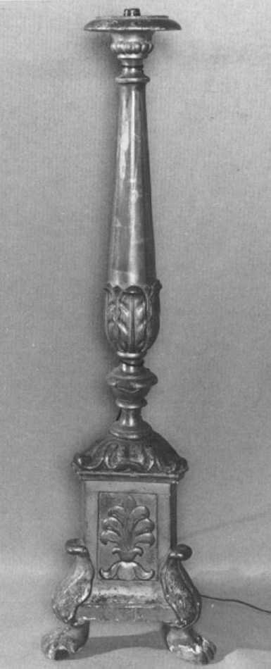 candelabro - ambito vicentino (seconda metà sec. XVIII)