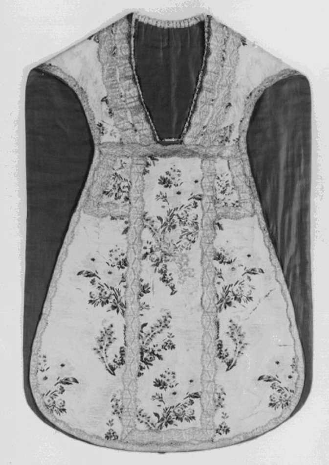 paramento liturgico, insieme - ambito vicentino (sec. XVIII)