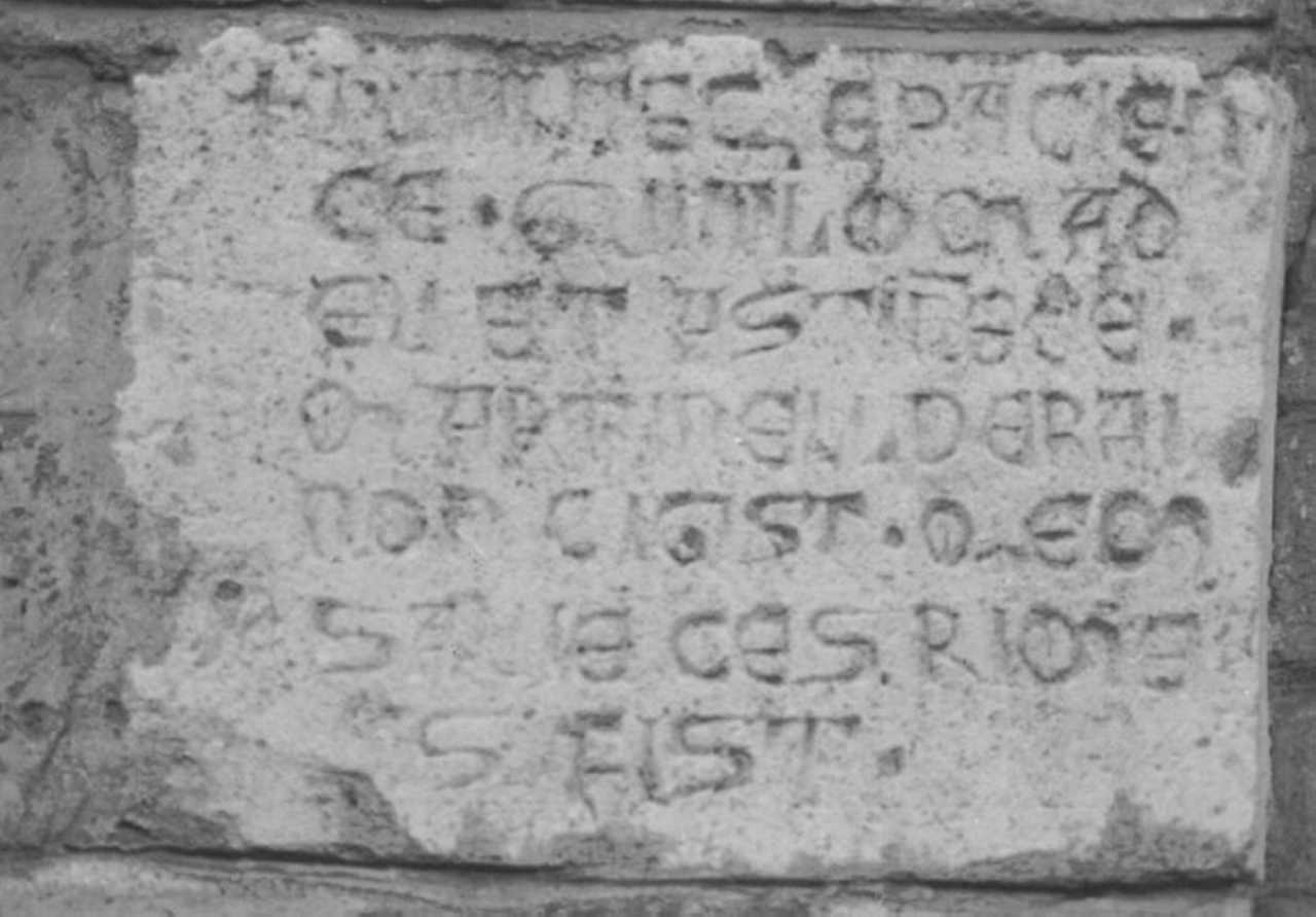 lapide - ambito francese (sec. XII)