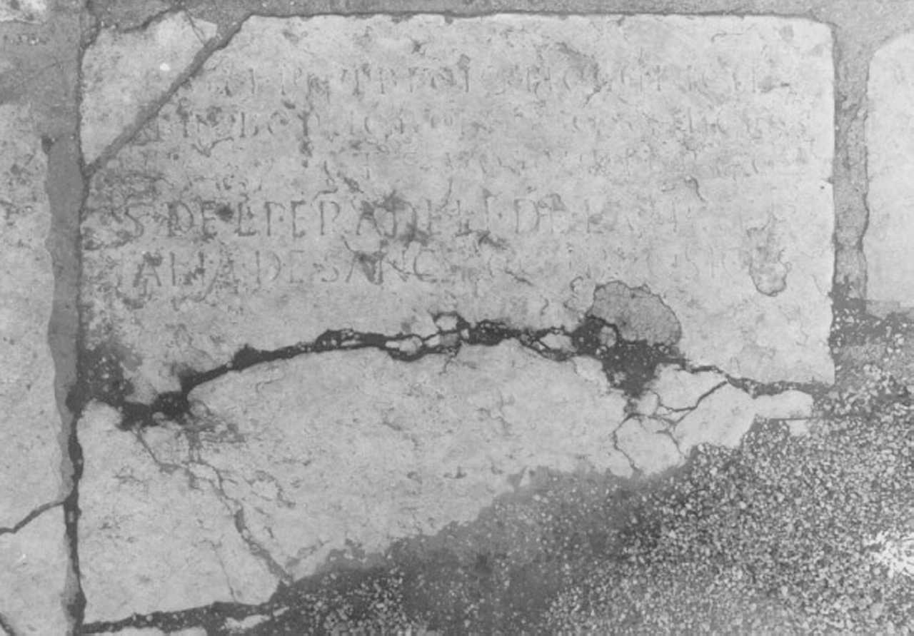 lapide - ambito vicentino (secc. XI/ XII)