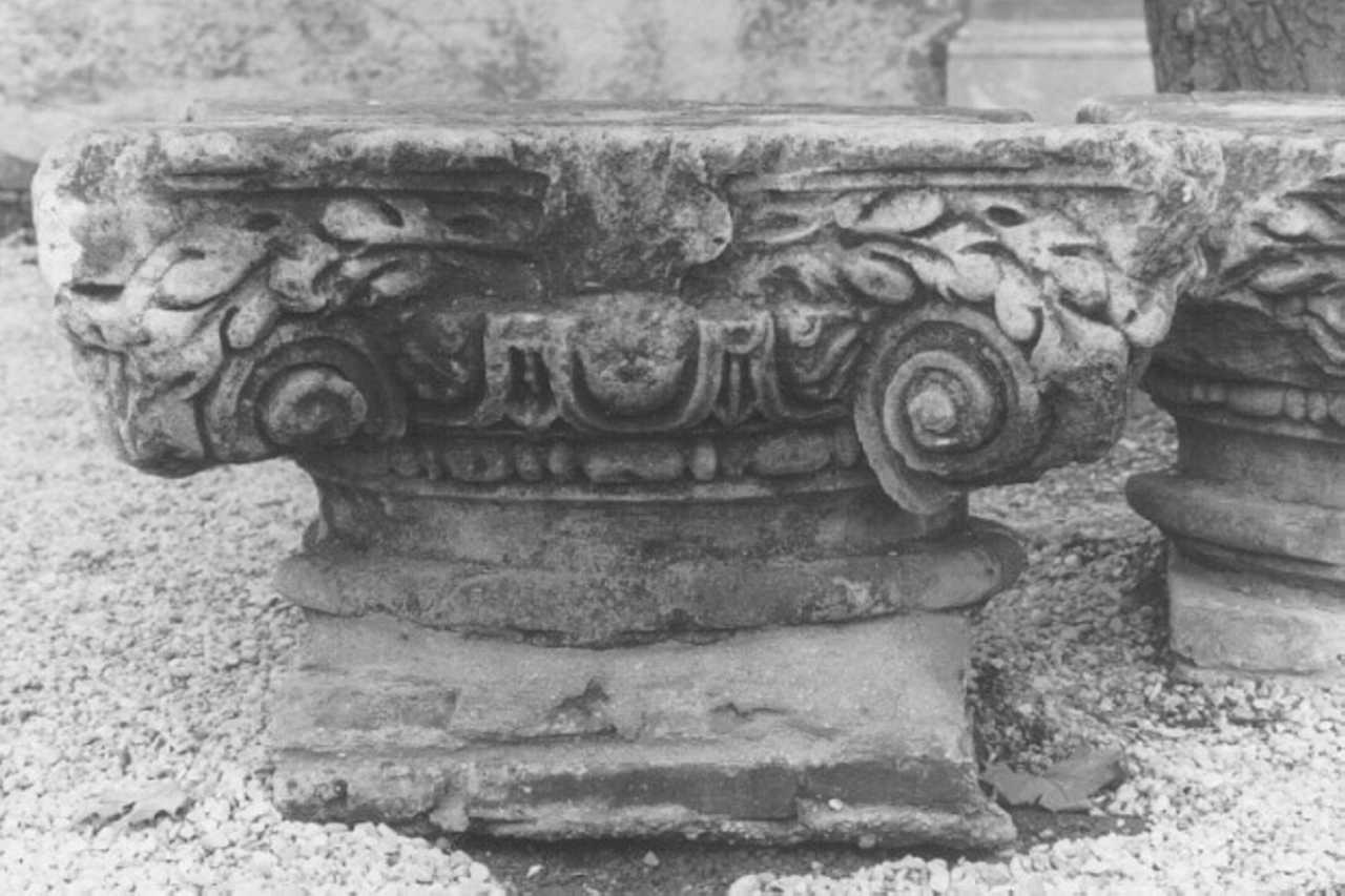 capitello ionico, serie - ambito vicentino (prima metà sec. XVII)