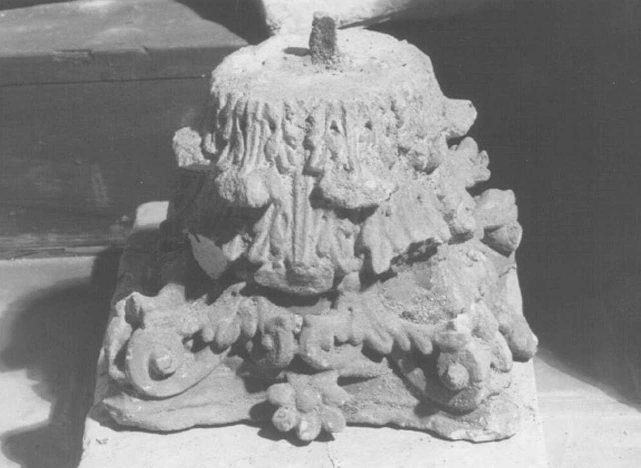 capitello corinzio - ambito vicentino (sec. XVII)
