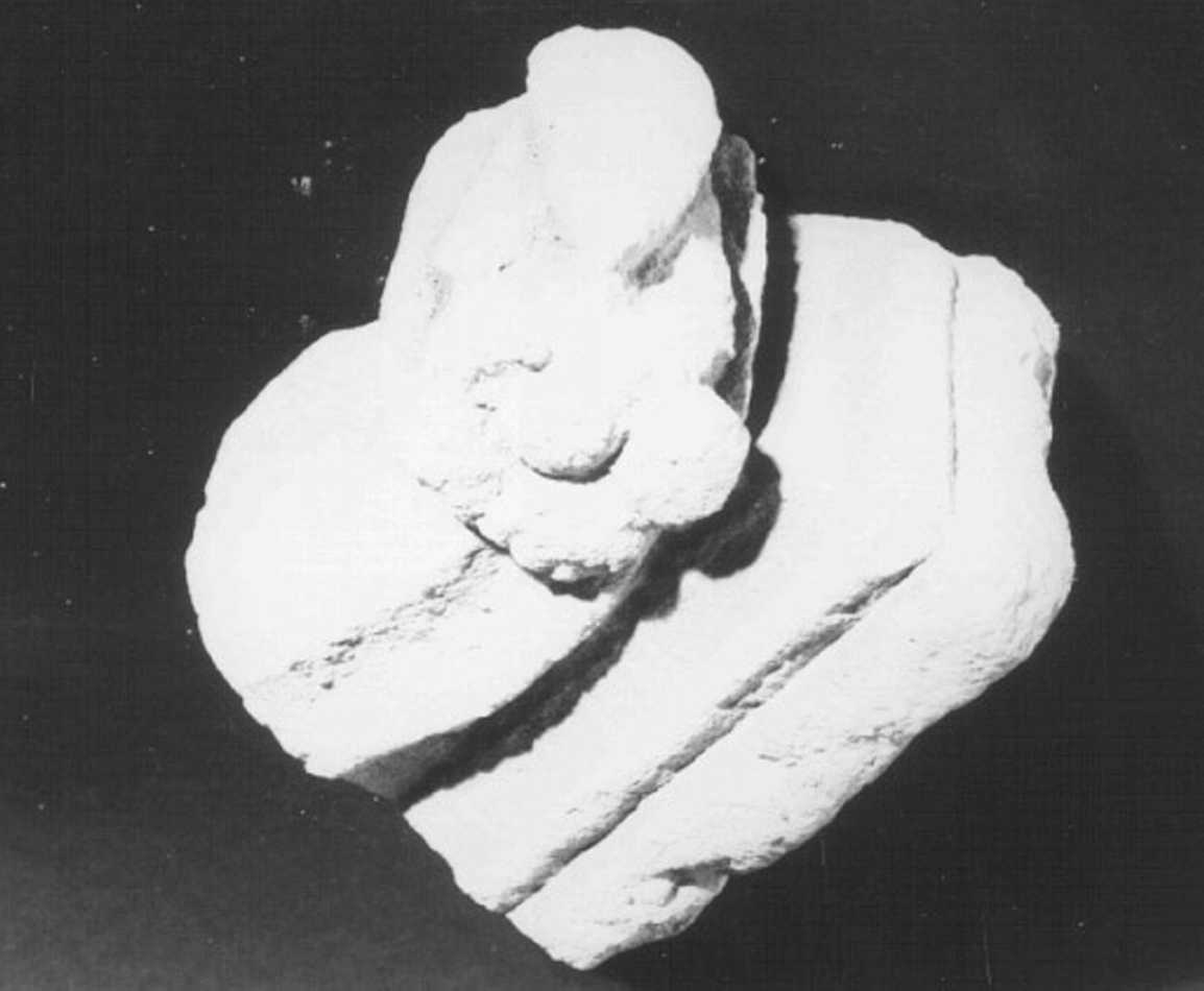 scultura, frammento - ambito vicentino (sec. XVII)