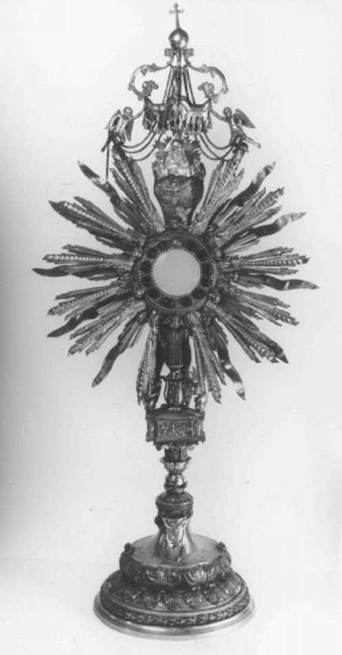 ostensorio - a raggiera - bottega veneta (sec. XIX)