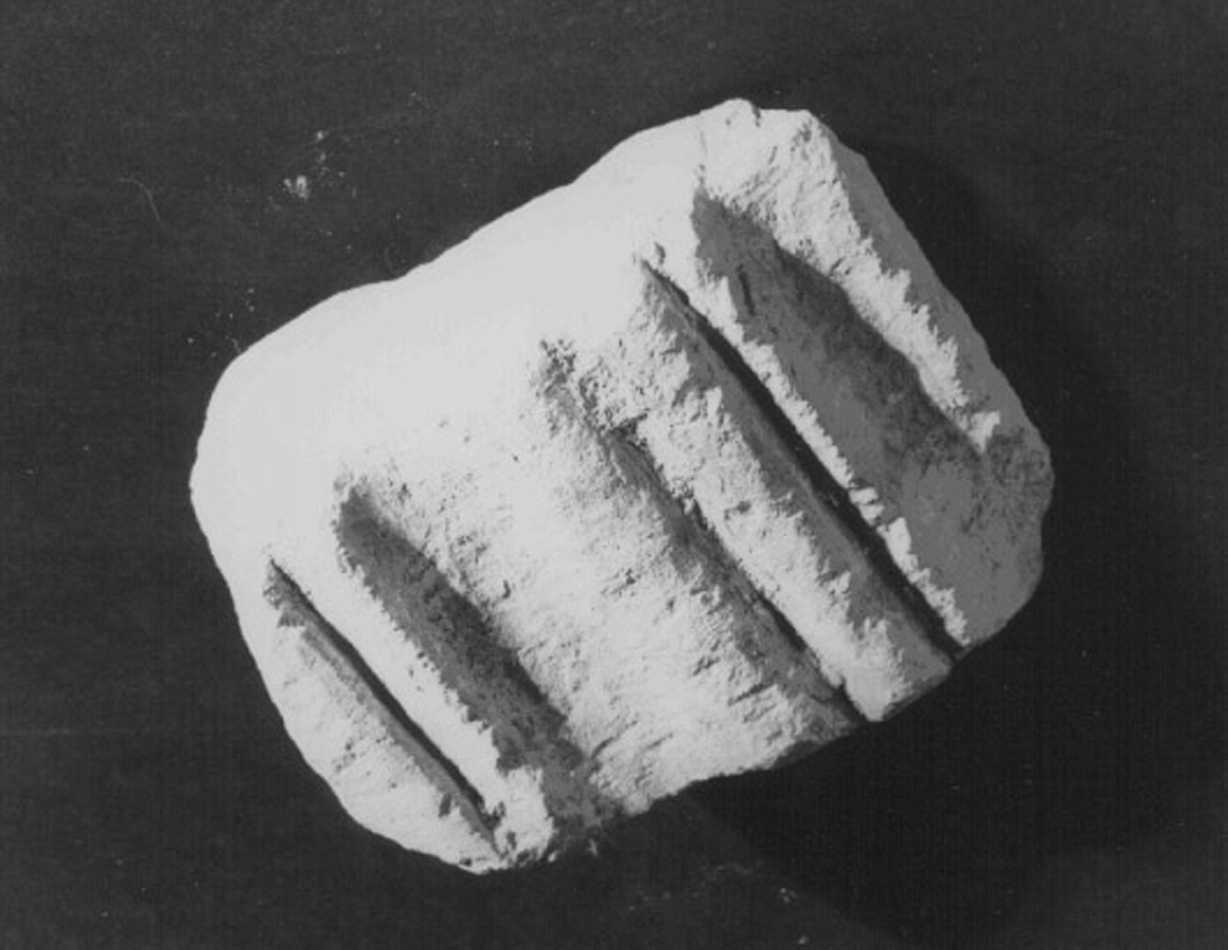 decorazione plastica, frammento - ambito vicentino (secc. XI/ XII)