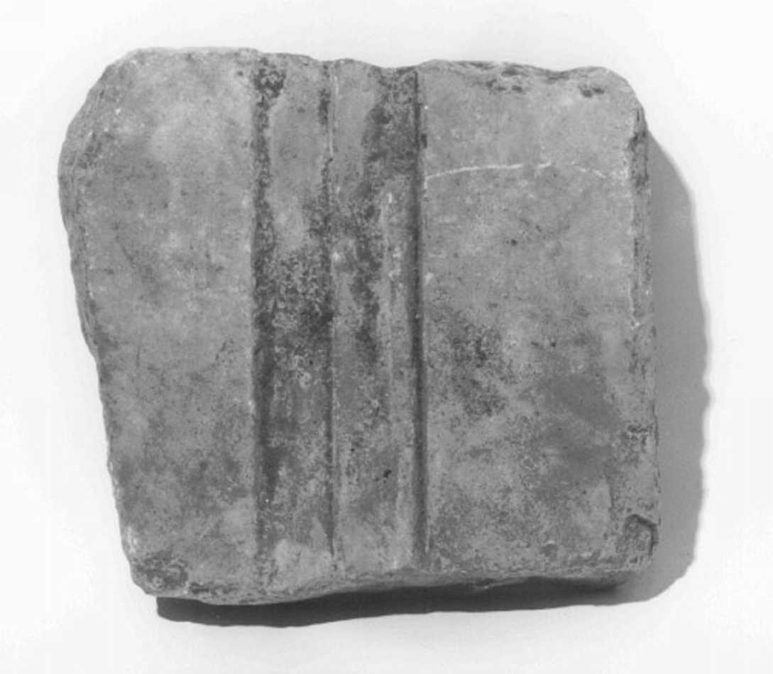 decorazione plastica, frammento - ambito vicentino (secc. XI/ XII)