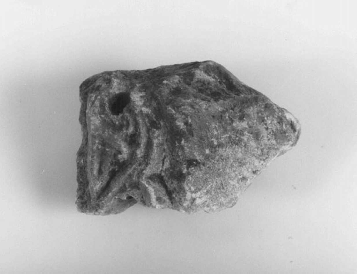 decorazione plastica, frammento - ambito vicentino (sec. VIII)