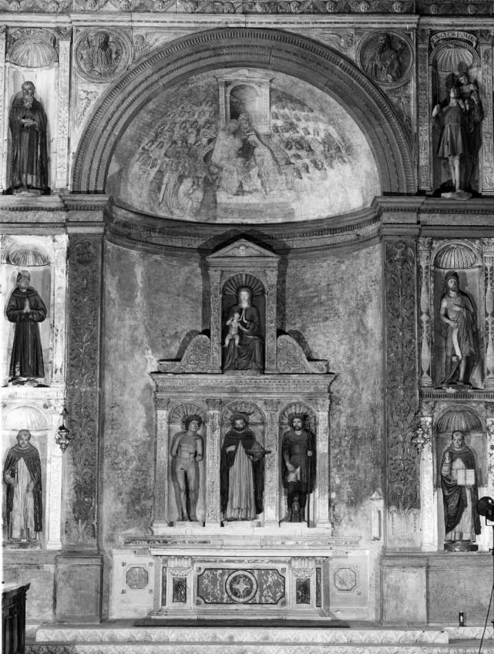 motivo decorativo (dipinto) - ambito veneto (sec. XV)