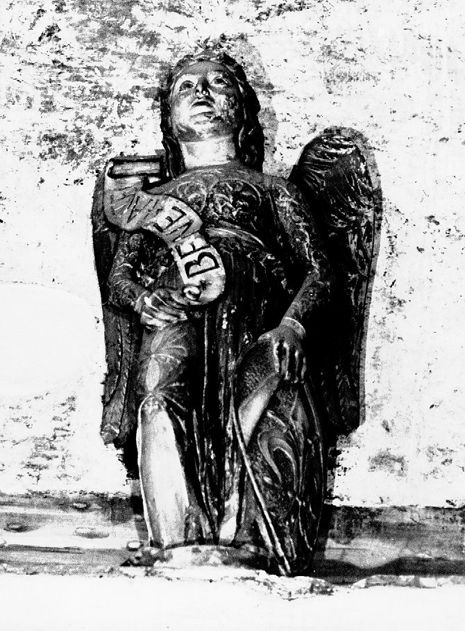 angelo (statua, serie) - ambito veneto (sec. XV)