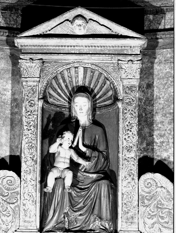 Madonna con Bambino (statua) - ambito veneto (sec. XV)