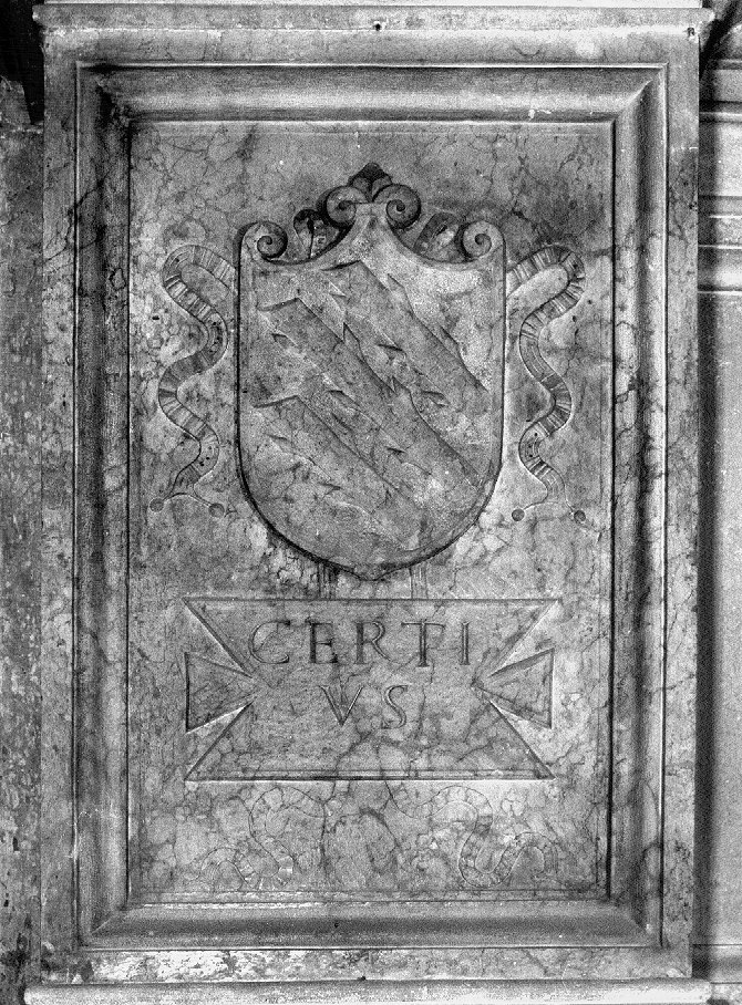 basamento d'altare, serie di Francesco da Castello, Castellazzi Michelangelo (sec. XVI)