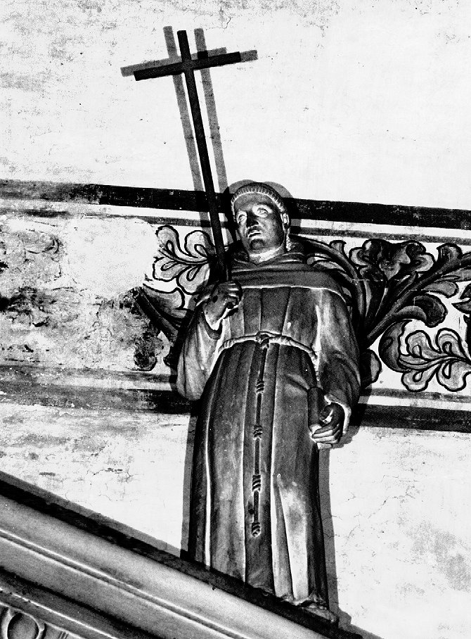 San Francesco d'Assisi (statua) di Francesco da Castello, Castellazzi Michelangelo (sec. XVI)