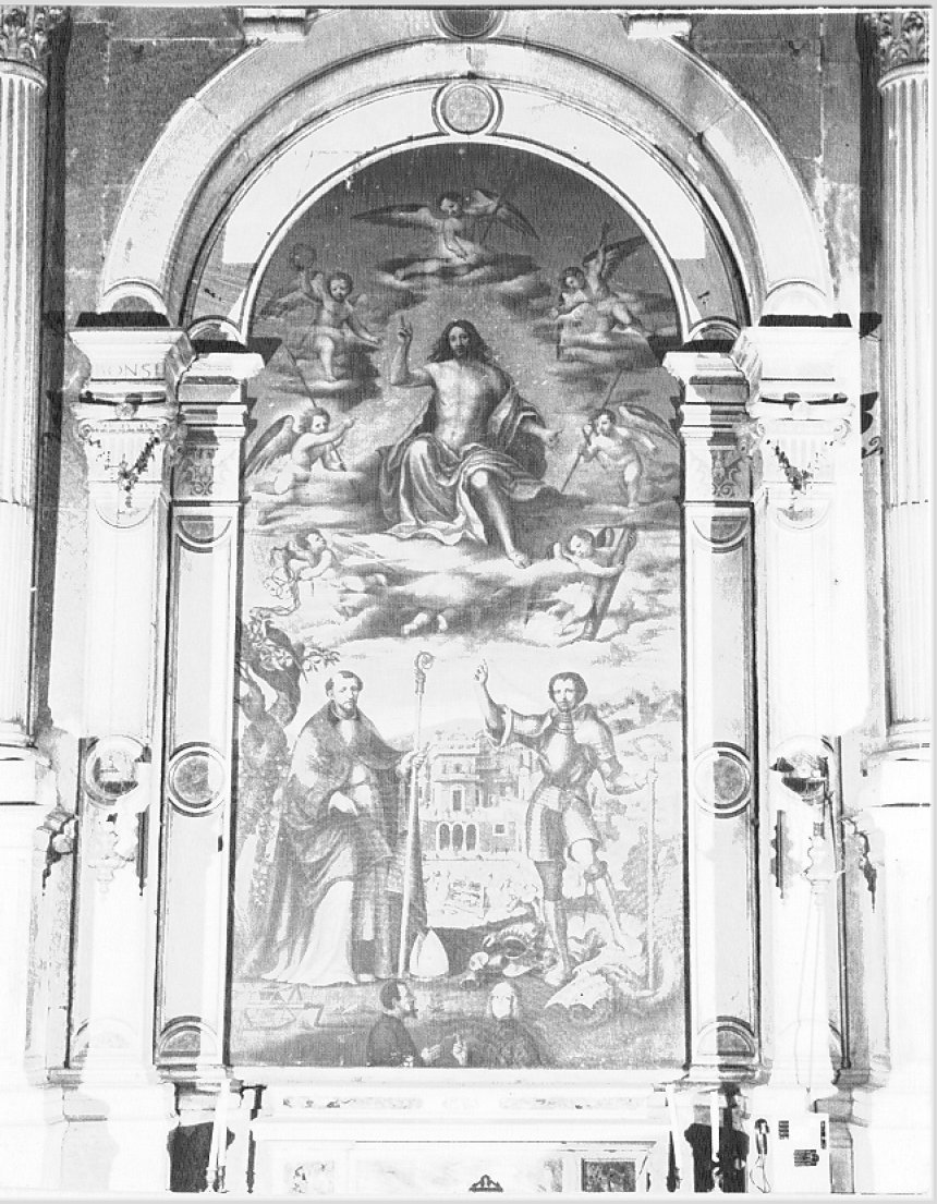 pala d'altare di Giolfino Nicola, Castellazzi Michelangelo (sec. XVI)