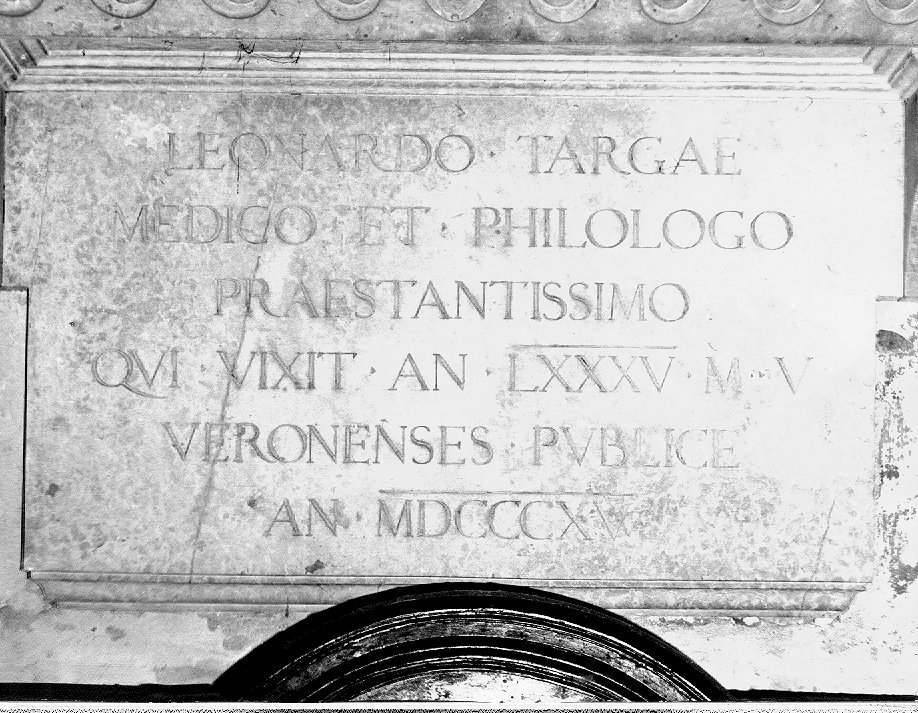 lapide di Spiazzi Antonio, Castellazzi Michelangelo (sec. XIX)