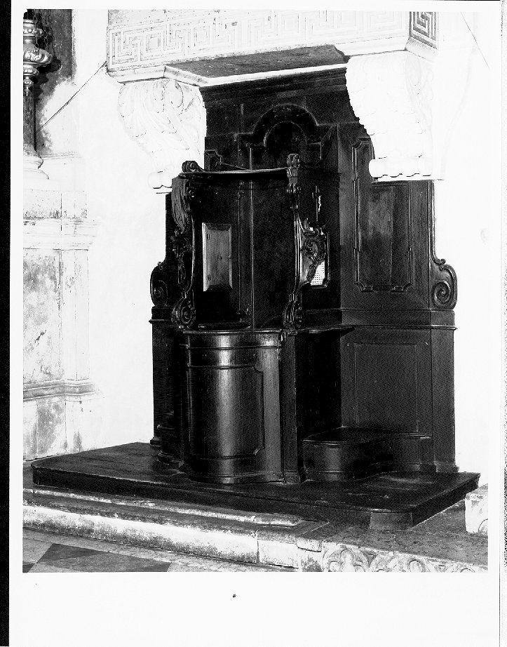 confessionale - ambito veneto (sec. XVIII)