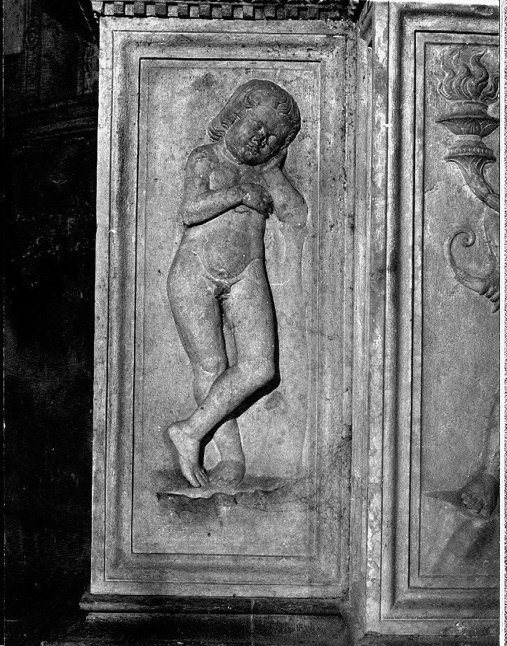 Putto (rilievo) di Angelo Di Giovanni Da Verona detto Maestro Agnolo (attribuito) (sec. XVI)