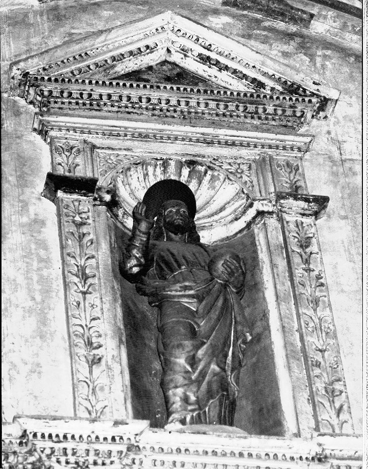 Cristo Redentore benedicente (statua) di Angelo Di Giovanni Da Verona detto Maestro Agnolo (attribuito) (sec. XVI)