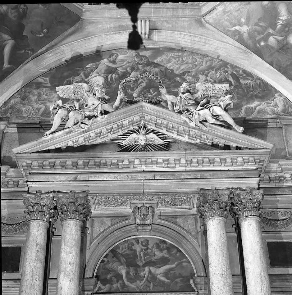 colomba dello Spirito Santo (rilievo) di Brunelli Gabriele (attribuito) (sec. XVII)
