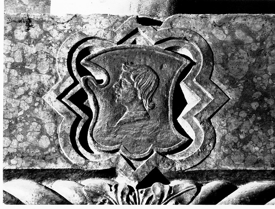 stemma gentilizio (rilievo) - ambito veneto (sec. XV)
