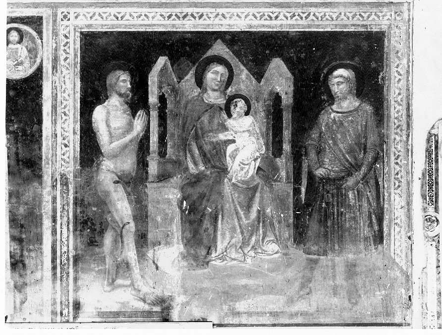 Madonna in trono con Bambino e Santi (dipinto) - ambito veneto (seconda metà sec. XIV)