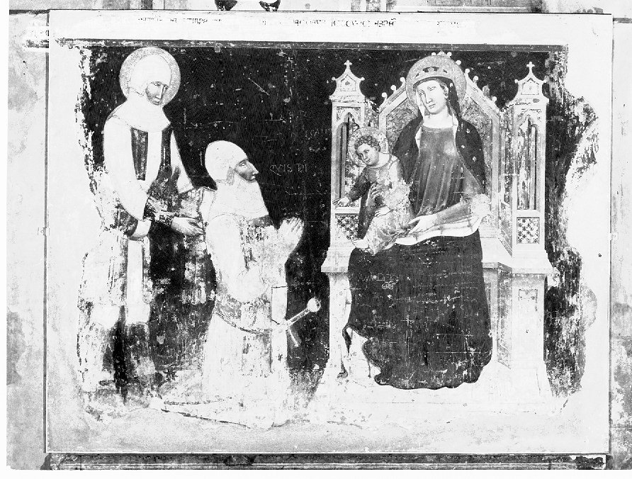 Madonna in trono con Bambino e Santi (dipinto) di Secondo Maestro di San Zeno (attribuito) (prima metà sec. XIV)