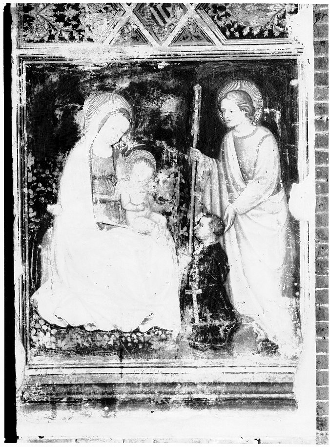 Madonna con Bambino (dipinto) di Badile Antonio (attribuito) (prima metà sec. XV)