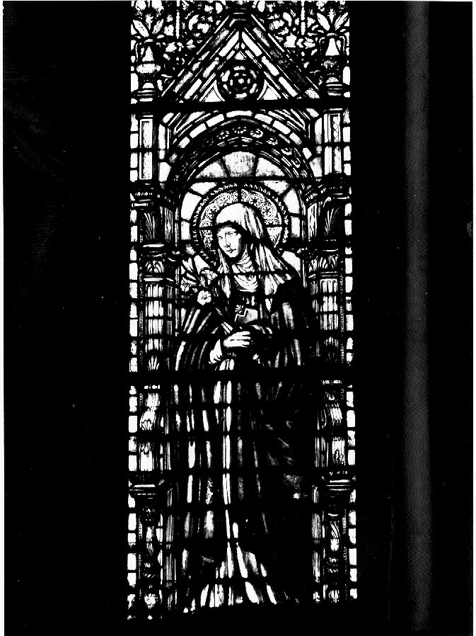 Santa Caterina da Siena (vetrata) di Polloni Guido (attribuito) (sec. XX)