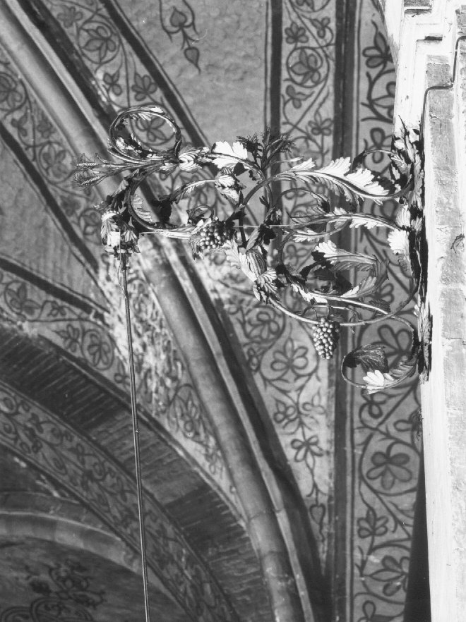 braccio portalumi da chiesa, serie - ambito veneto (sec. XX)