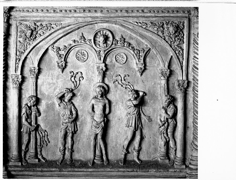 Flagellazione di Cristo (formella) - ambito veneto (sec. XV)