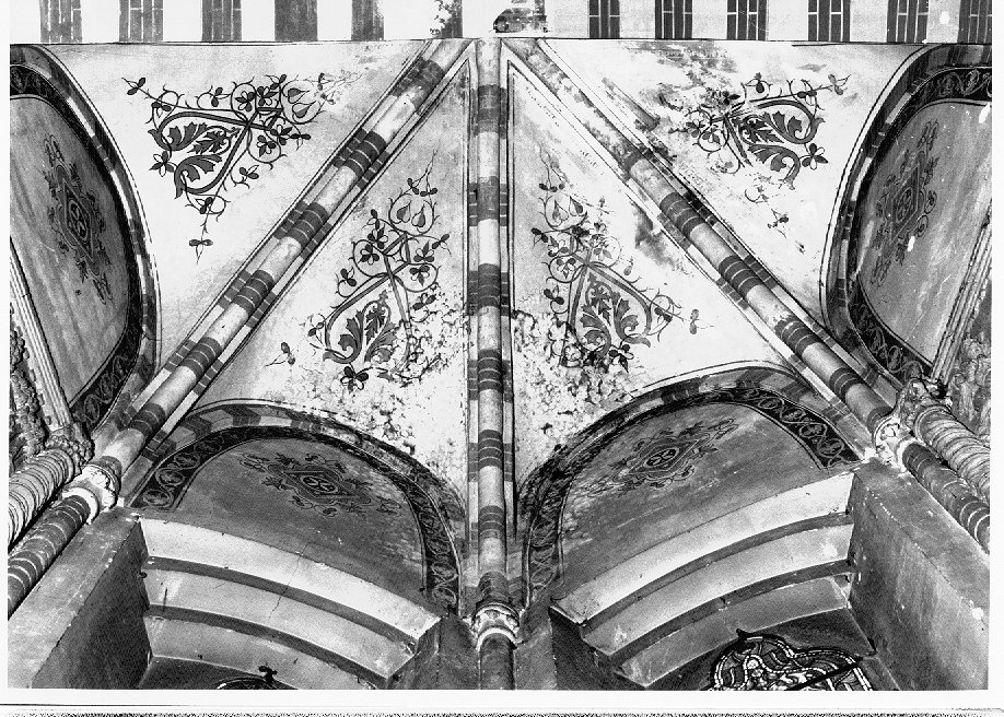 motivi decorativi vegetali (dipinto) - ambito veneto (sec. XIX)