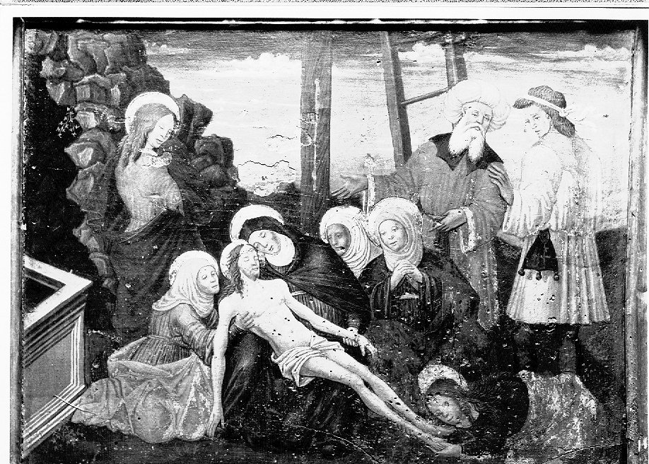 Deposizione di Cristo dalla croce (dipinto) - ambito veneto (sec. XVI)