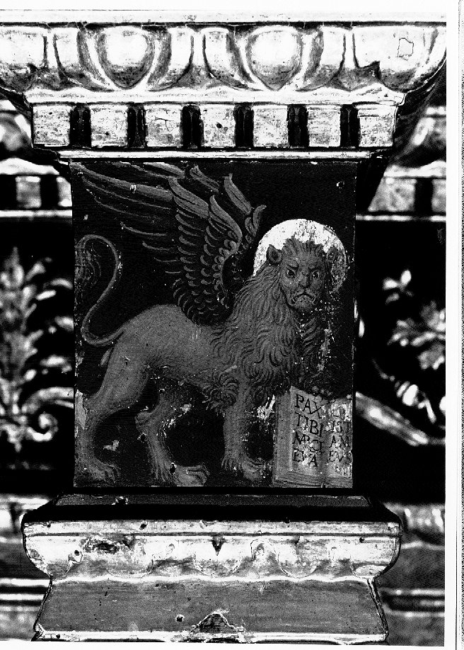 Simbolo di San Marco: leone (dipinto) - ambito veneto (sec. XVI)