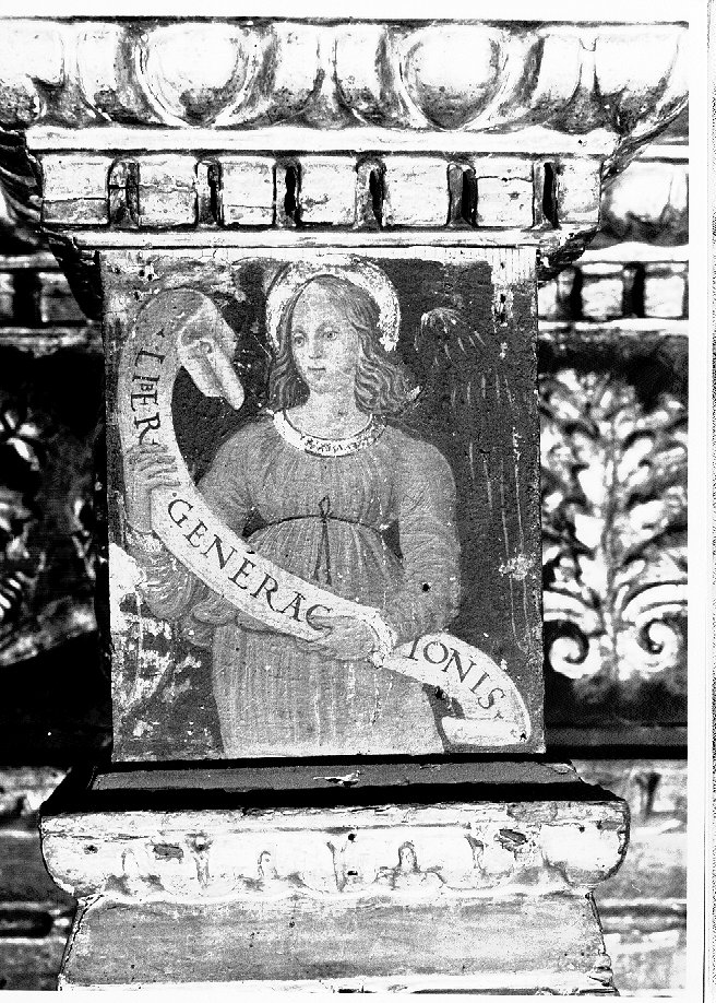 Simbolo di San Matteo: angelo (dipinto) - ambito veneto (sec. XVI)