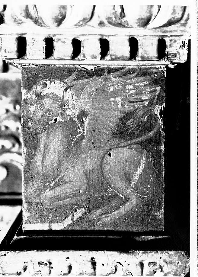 Simbolo di San Luca: bue (dipinto) - ambito veneto (sec. XVI)