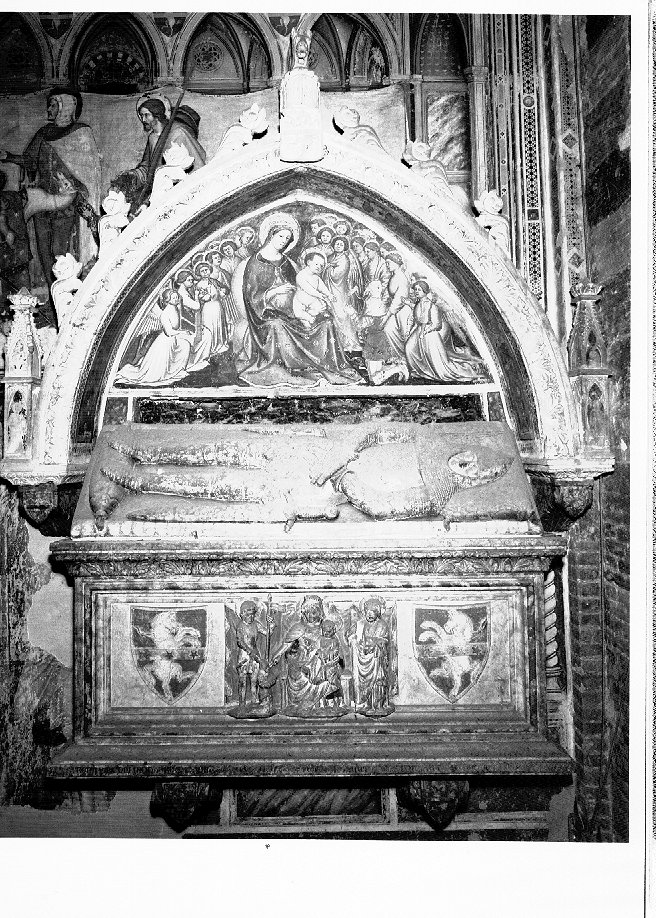 monumento funebre - ambito veneto (sec. XIV)