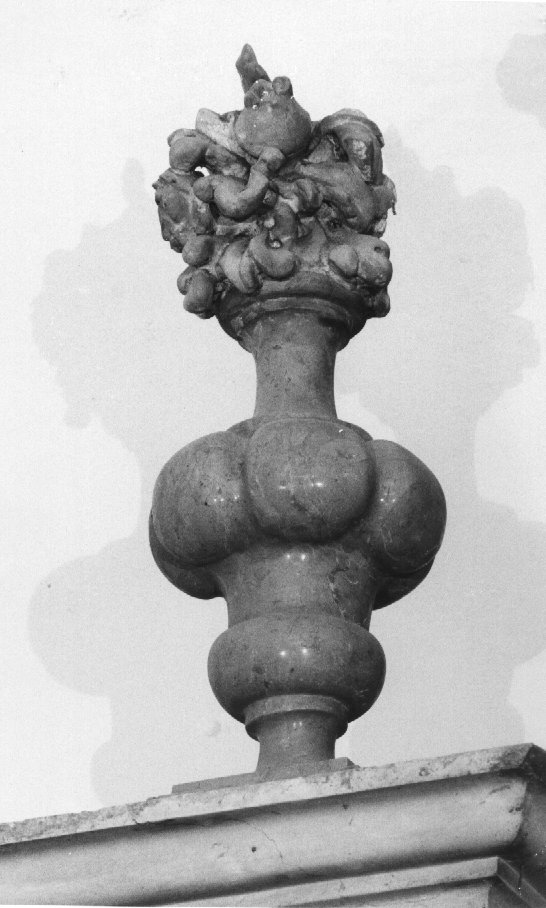 vaso con fiori (scultura) - ambito veneto (sec. XVIII)