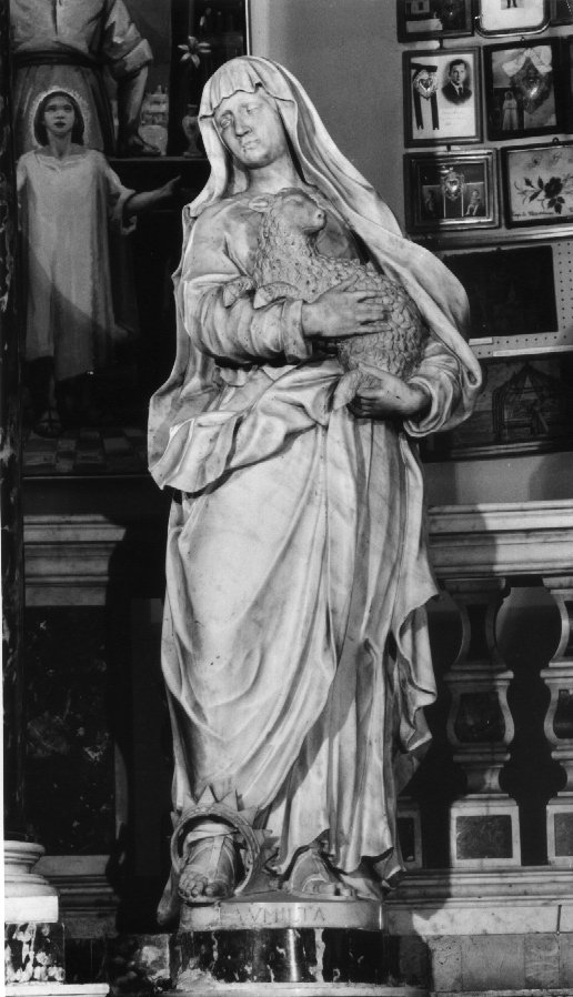 Umiltà (statua) di Marchiori Giovanni (sec. XVIII)