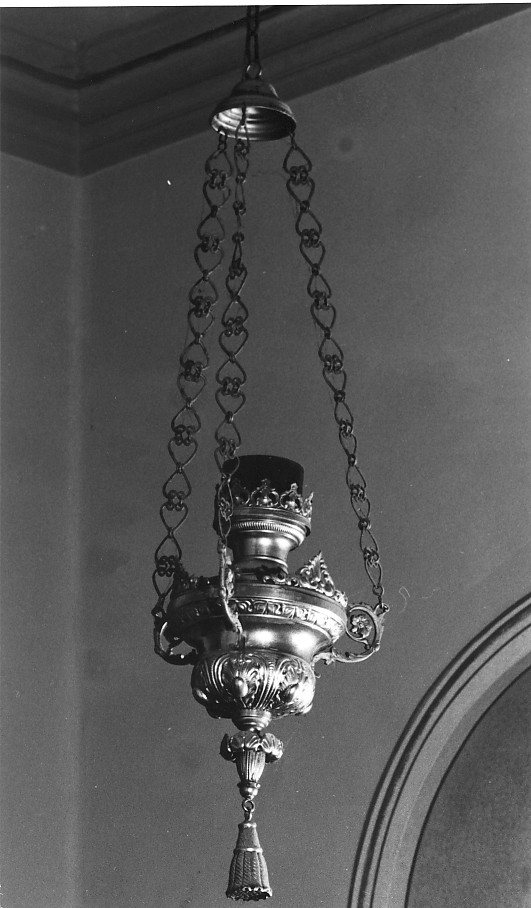 lampada pensile, serie - ambito veneto (sec. XIX)