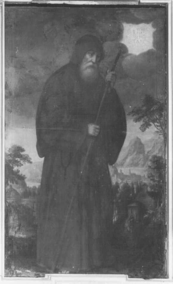 San Francesco di Paola (dipinto) di Riccio Felice detto Brusasorzi (sec. XVI)