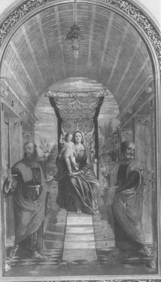 San Pietro e San Paolo (dipinto) di Caroto Giovanni (sec. XVI)