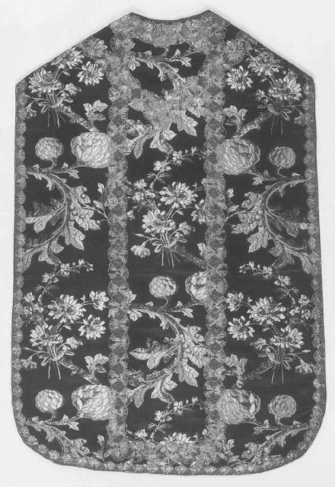 paramento liturgico - manifattura francese (sec. XVIII)