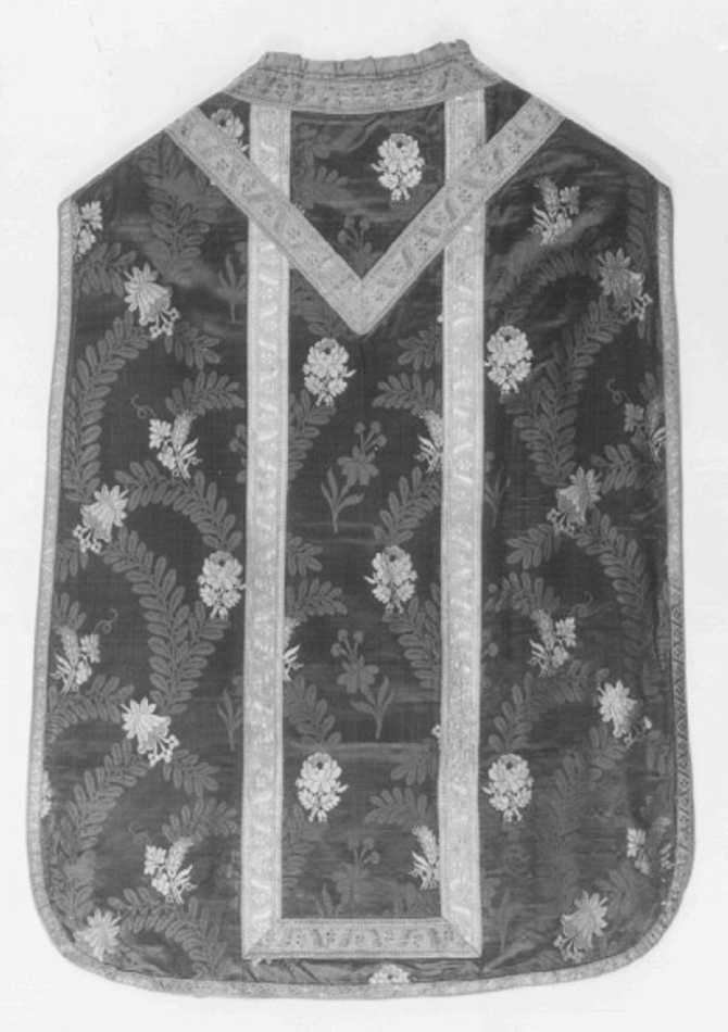 paramento liturgico - manifattura italiana (ultimo quarto sec. XVIII)